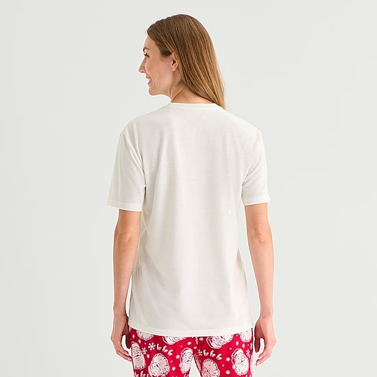 North Pole Trading Co. Crew Neck Short Sleeve Matching Family Pajama Top