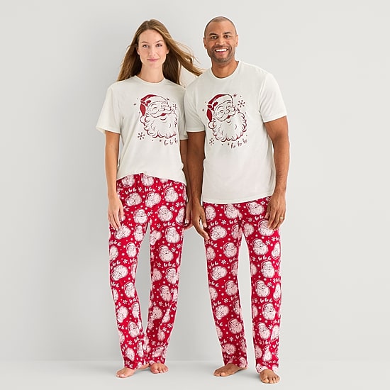 North Pole Trading Co. Crew Neck Short Sleeve Matching Family Pajama Top
