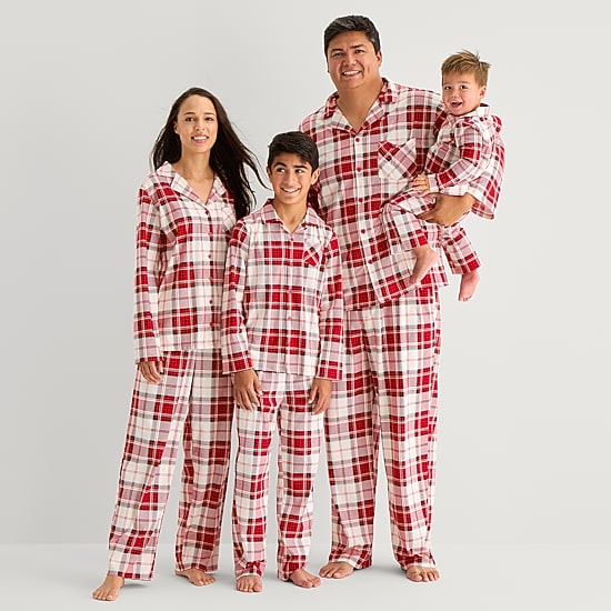North Pole Trading Co. Womens Fleece Long Sleeve 2-pc. Pajama Set