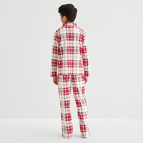 North Pole Trading Co. Little & Big Kid Unisex Fleece Long Sleeve 2-pc. Pajama Set
