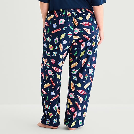 North Pole Trading Co. Unisex Adult Plus Fleece Matching Family Pajama Pants