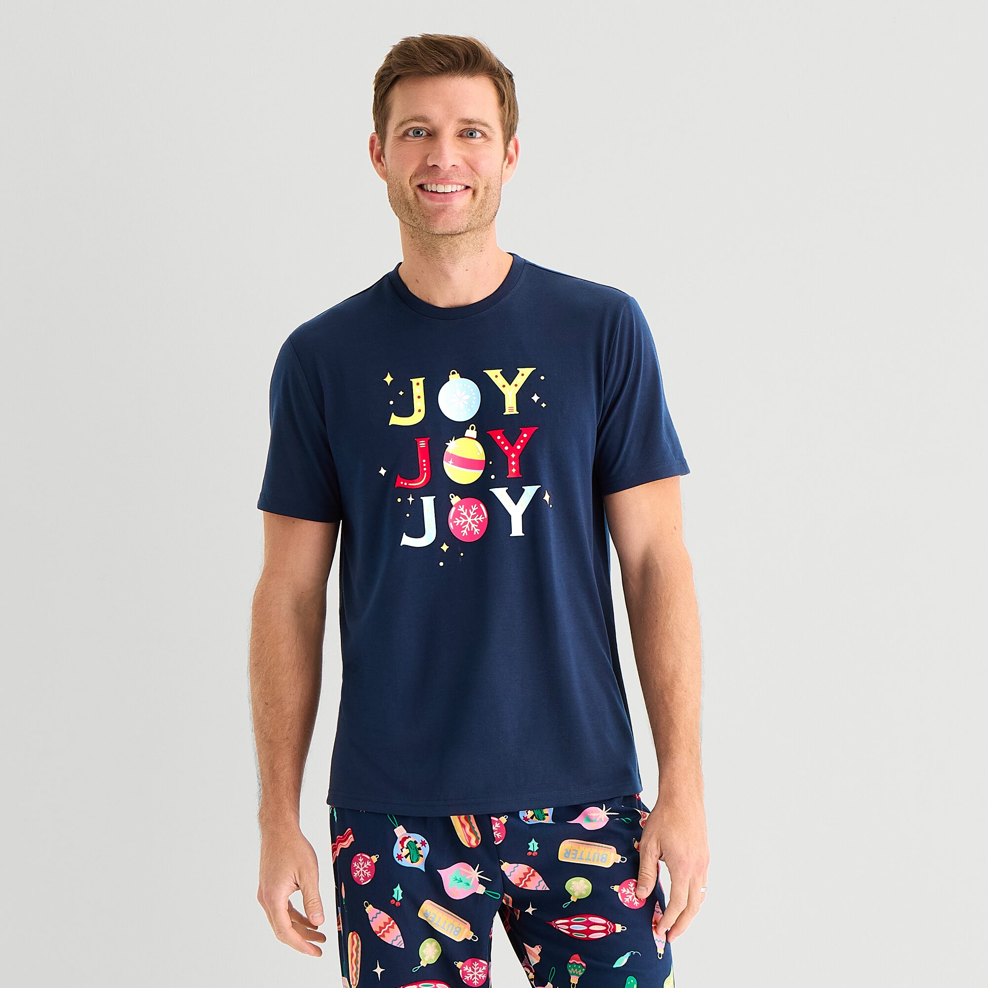 North Pole Trading Co. Crew Neck Short Sleeve Matching Family Pajama Top