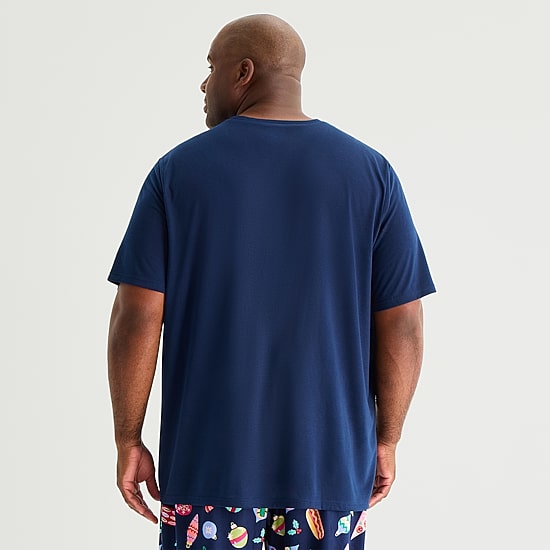 North Pole Trading Co. Unisex Adult Crew Neck Short Sleeve Matching Family Plus Pajama Top