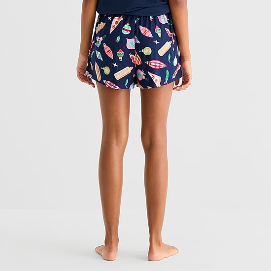 North Pole Trading Co. Womens Fleece Matching Family Pajama Shorts