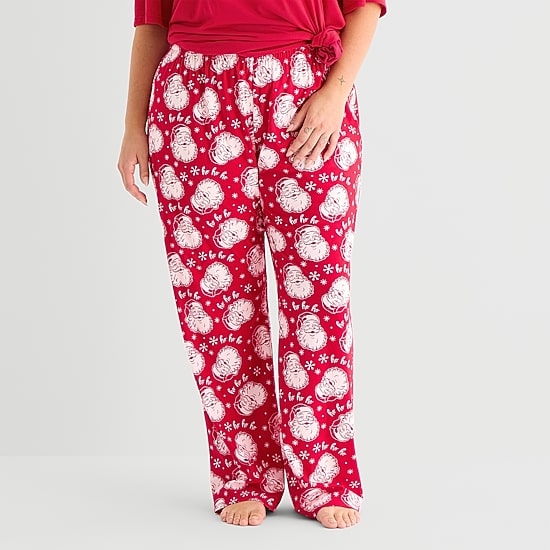 North Pole Trading Co. Unisex Adult Plus Fleece Matching Family Pajama Pants