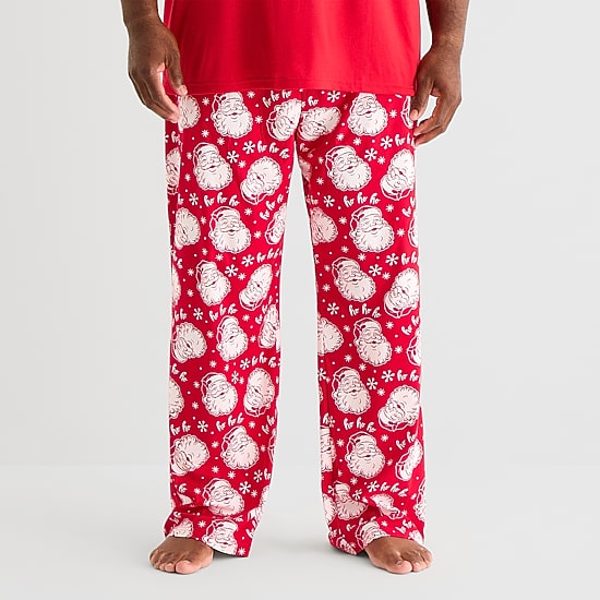 North Pole Trading Co. Unisex Adult Plus Fleece Matching Family Pajama Pants