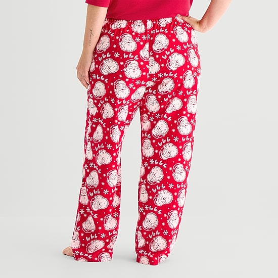 North Pole Trading Co. Unisex Adult Plus Fleece Matching Family Pajama Pants