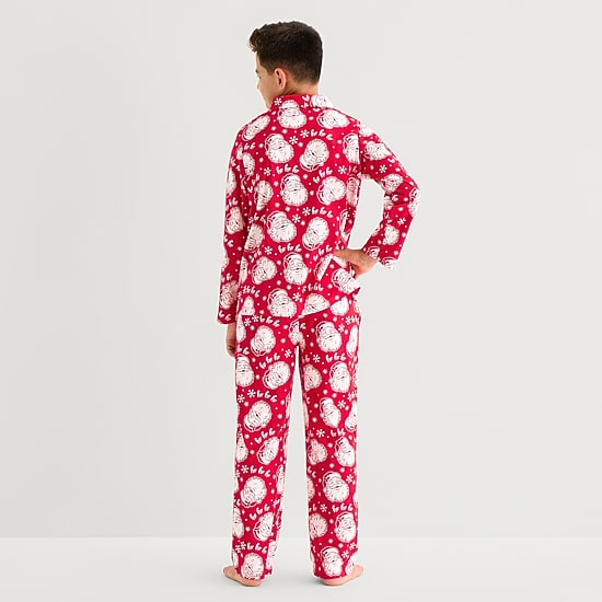 North Pole Trading Co. Little & Big Kid Unisex Long Sleeve 2-pc. Matching Family Pajama Set