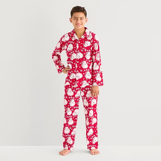 North Pole Trading Co. Little & Big Kid Unisex Long Sleeve 2-pc. Matching Family Pajama Set