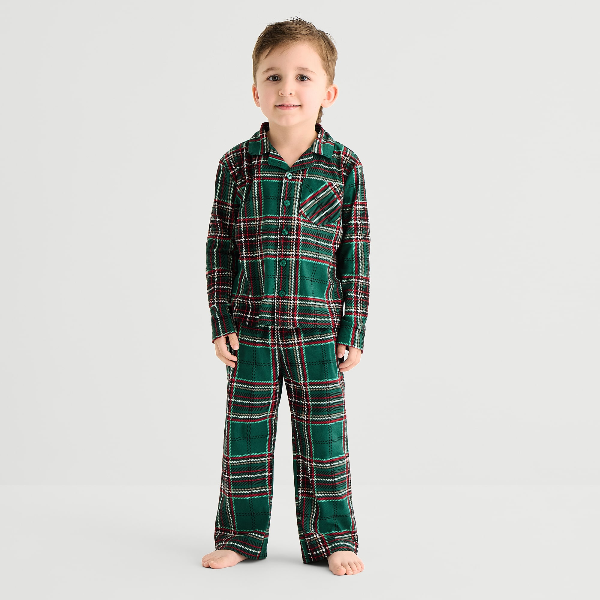 North Pole Trading Co. Toddler Boys Fleece Long Sleeve 2-pc. Pajama Set