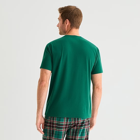 North Pole Trading Co. Crew Neck Short Sleeve Matching Family Pajama Top