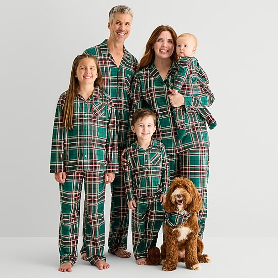 North Pole Trading Co. Womens Fleece Long Sleeve 2-pc. Matching Family Pajama Set