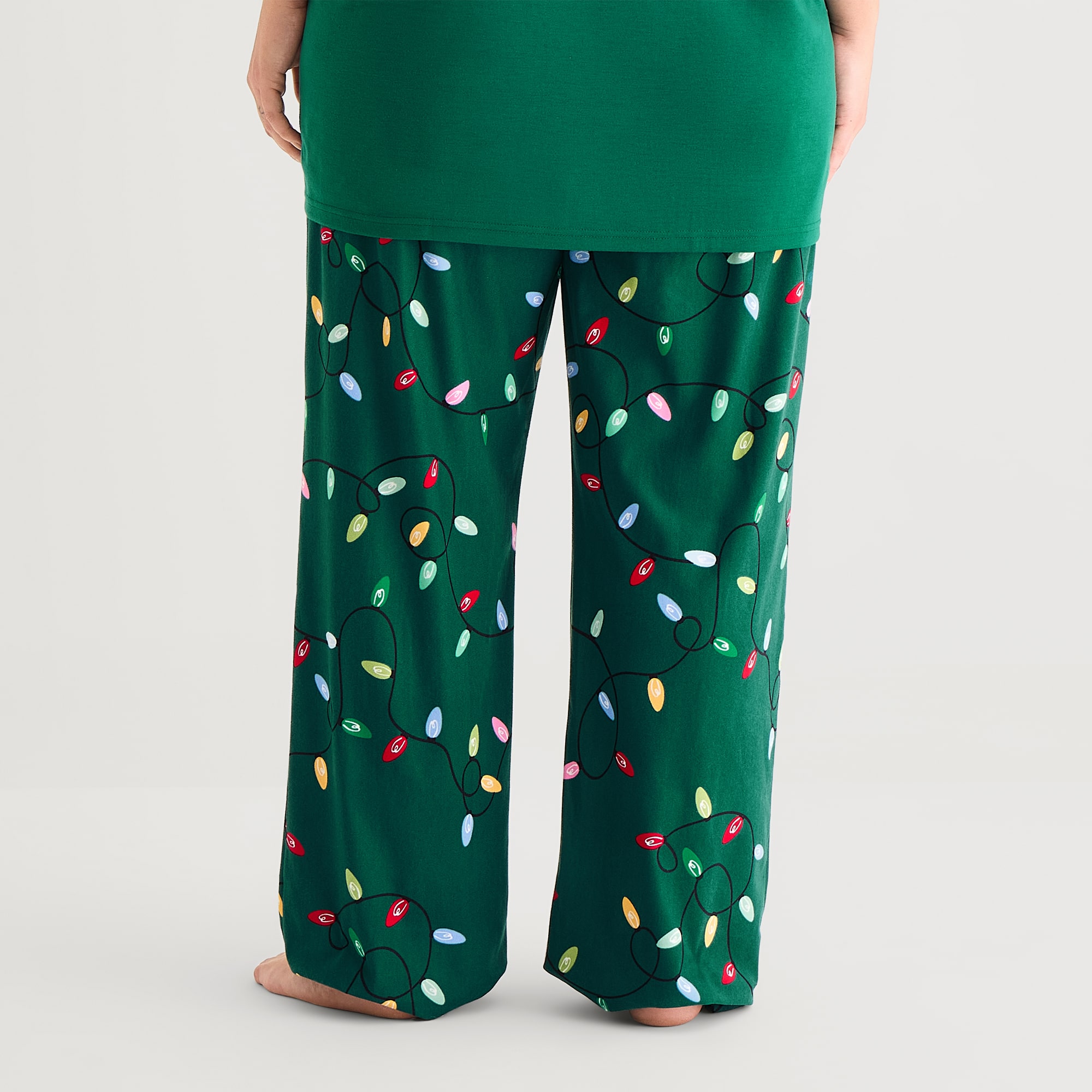 North Pole Trading Co. Unisex Adult Plus Fleece Matching Family Pajama Pants