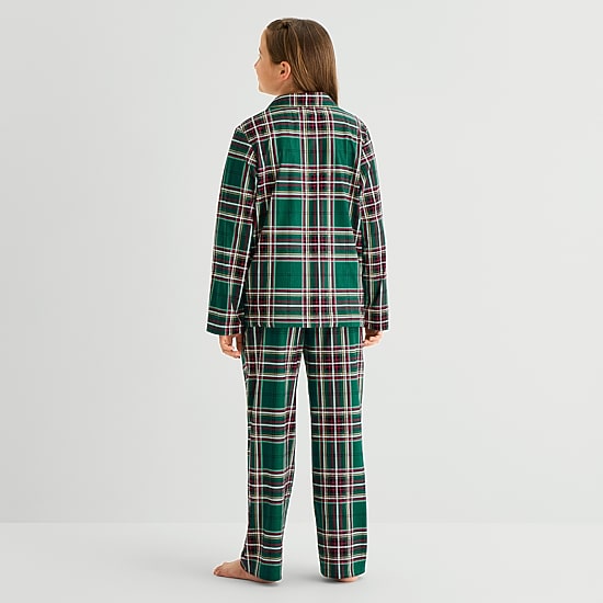 North Pole Trading Co. Little & Big Kid Unisex Long Sleeve 2-pc. Matching Family Pajama Set
