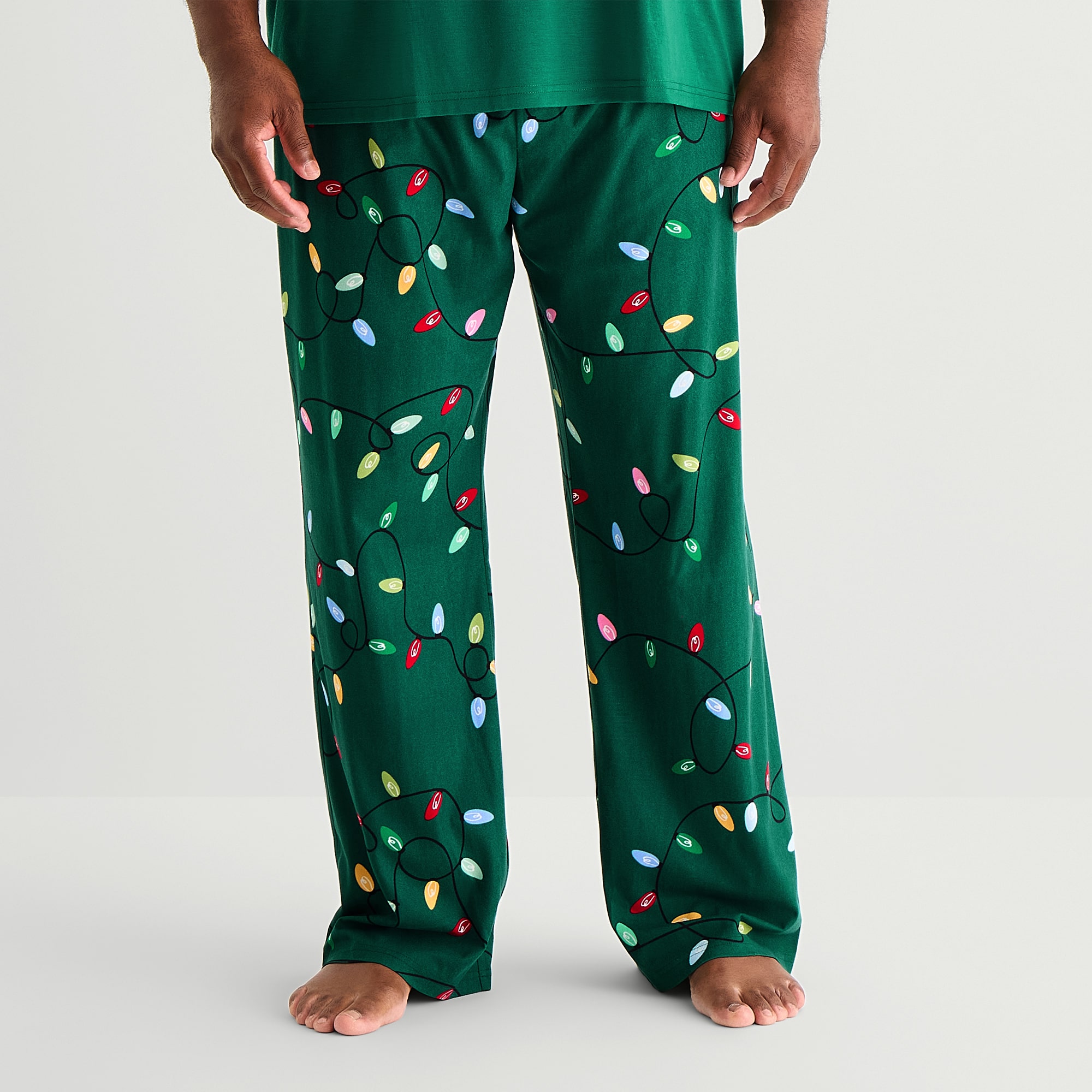 North Pole Trading Co. Unisex Adult Plus Fleece Matching Family Pajama Pants