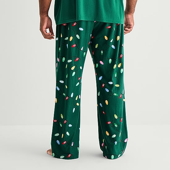 North Pole Trading Co. Unisex Adult Plus Fleece Matching Family Pajama Pants