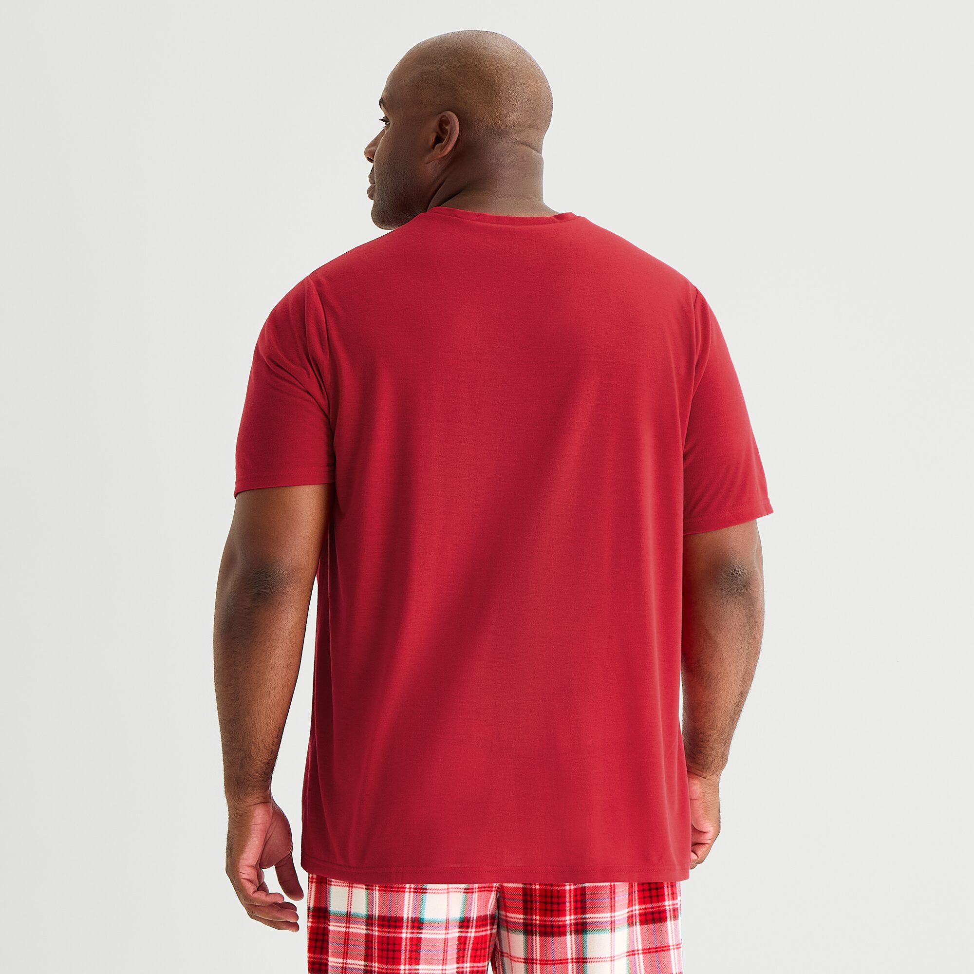North Pole Trading Co. Unisex Adult Crew Neck Short Sleeve Matching Family Plus Pajama Top