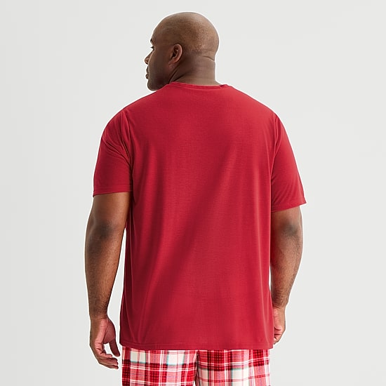 North Pole Trading Co. Unisex Adult Crew Neck Short Sleeve Matching Family Plus Pajama Top