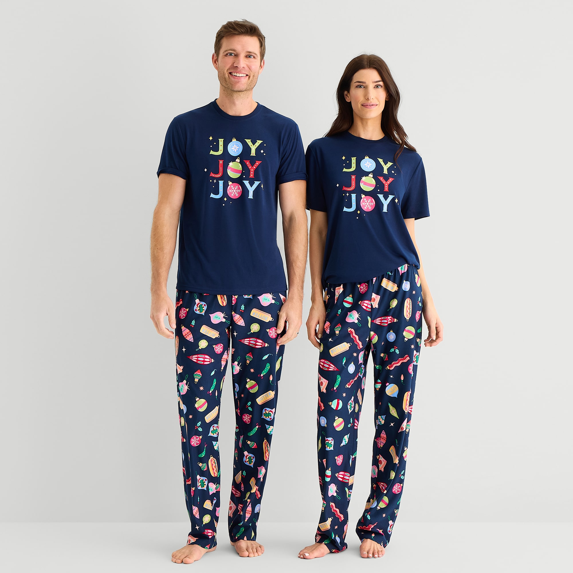 North Pole Trading Co. Crew Neck Short Sleeve Matching Family Pajama Top