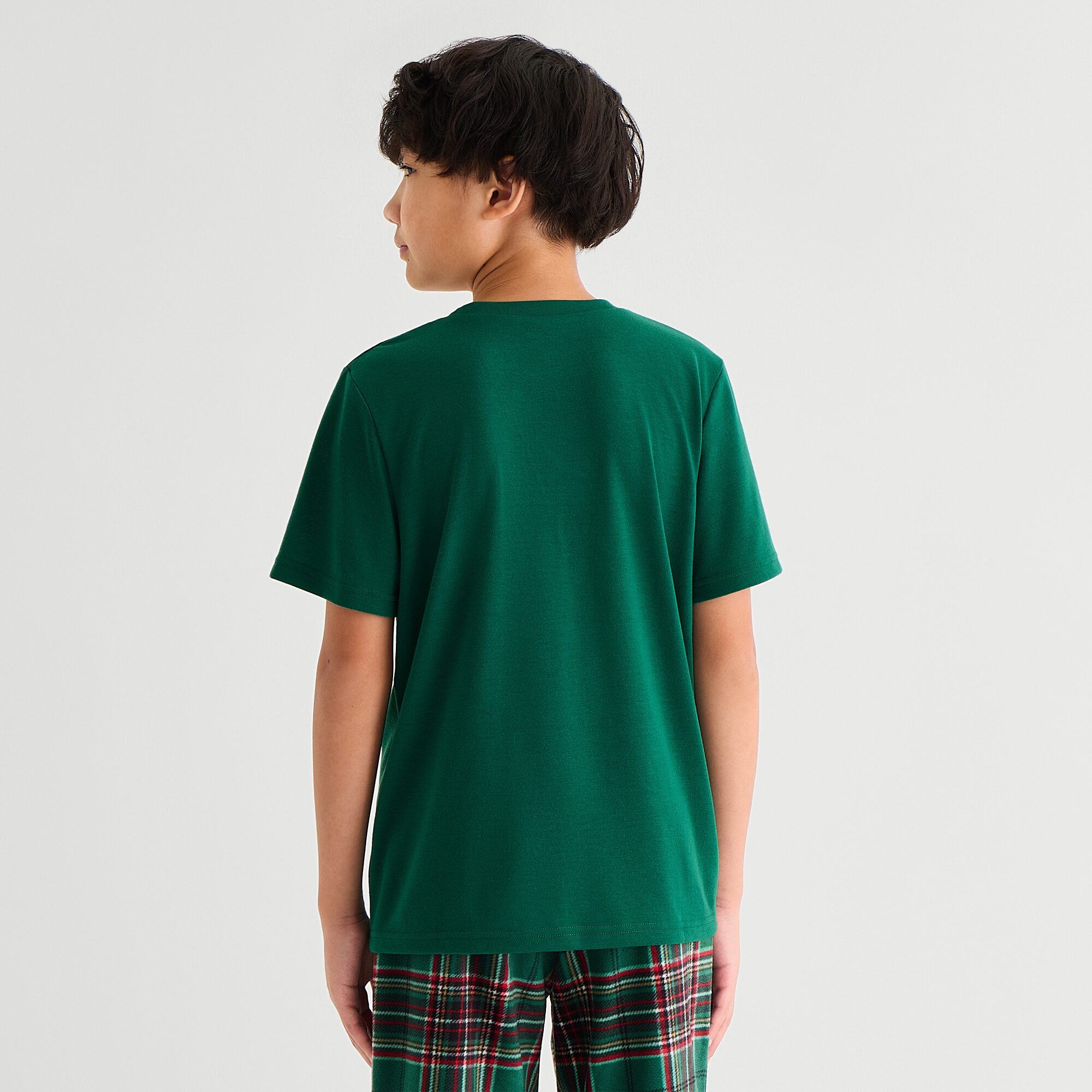 North Pole Trading Co. Little & Big Kid Crew Neck Short Sleeve Matching Family Pajama Top