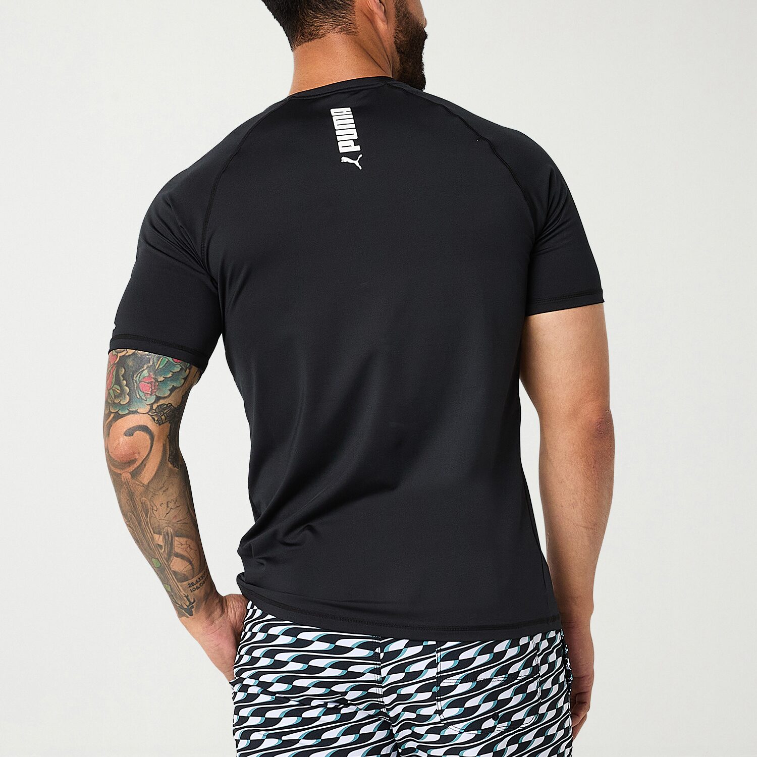 PUMA Mens Short Sleeve Swim Shirt