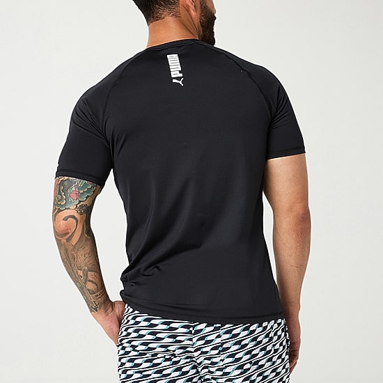 PUMA Mens Short Sleeve Swim Shirt