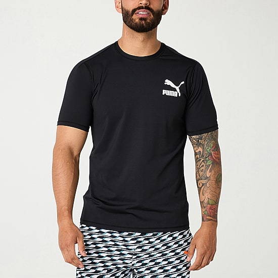 PUMA Mens Short Sleeve Swim Shirt
