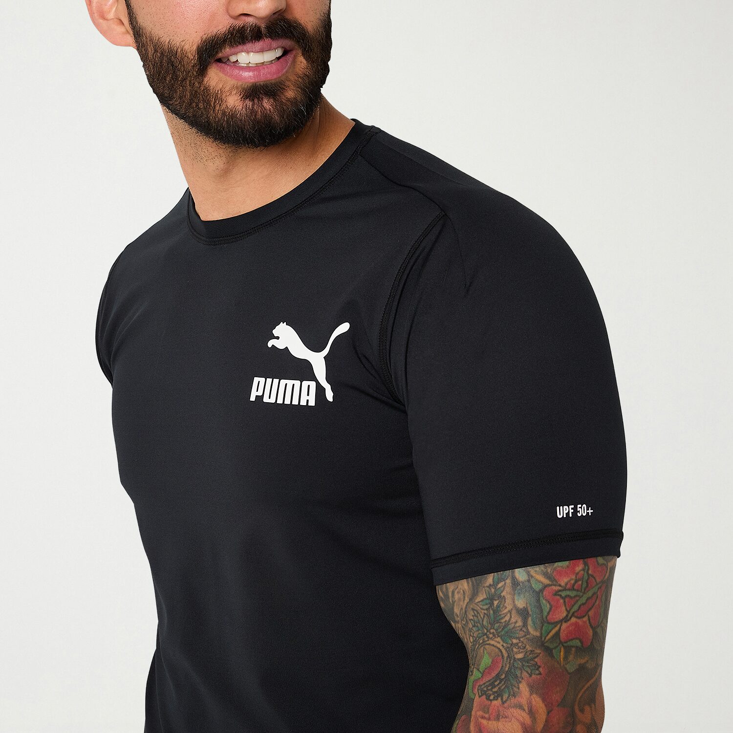 PUMA Mens Short Sleeve Swim Shirt