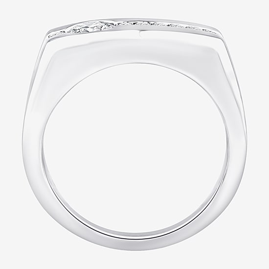 (F / Vs2) Mens 3/4 CT. T.W. Lab Grown White Diamond 14K Gold Engagement Ring