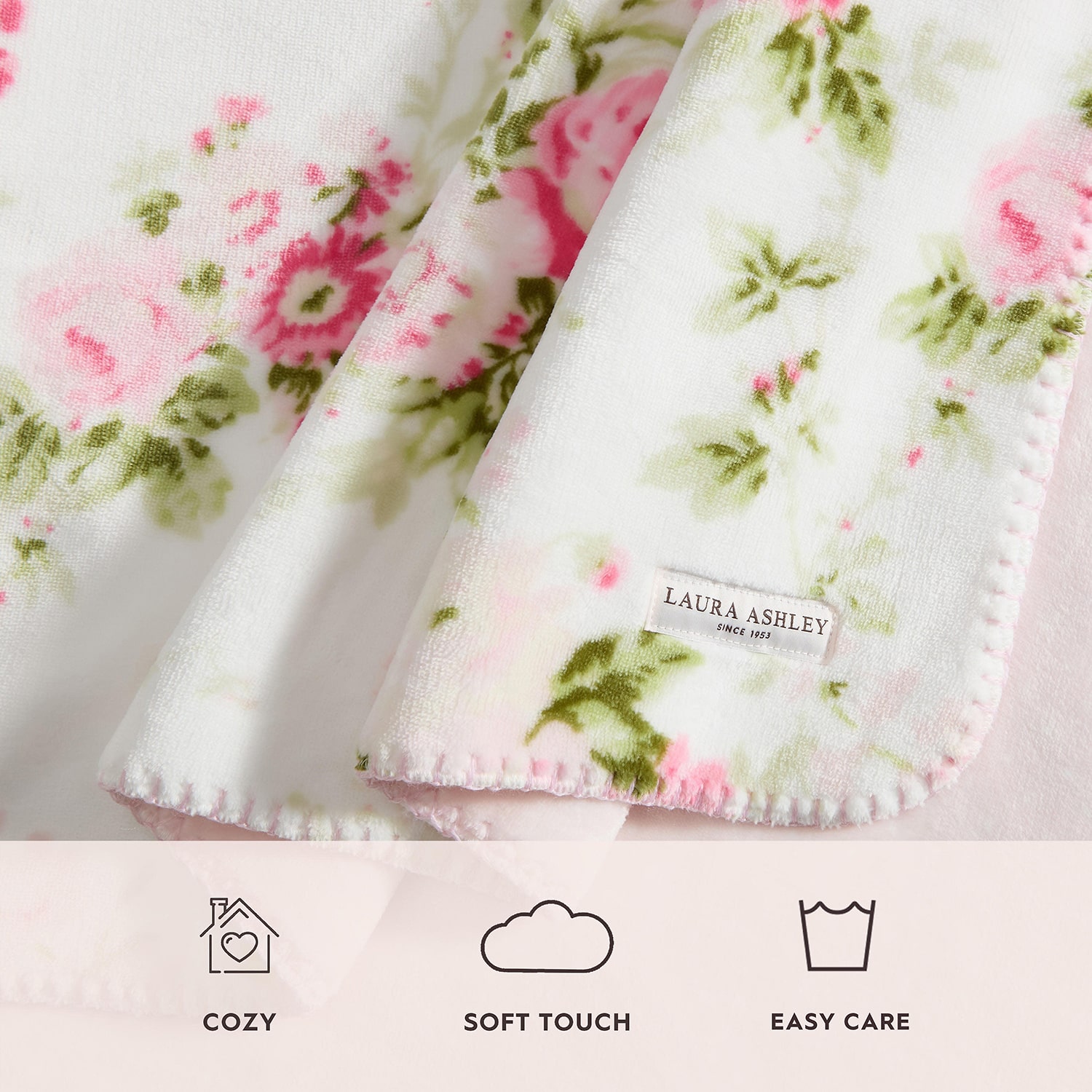 Laura Ashley Ashfield Washable Throw