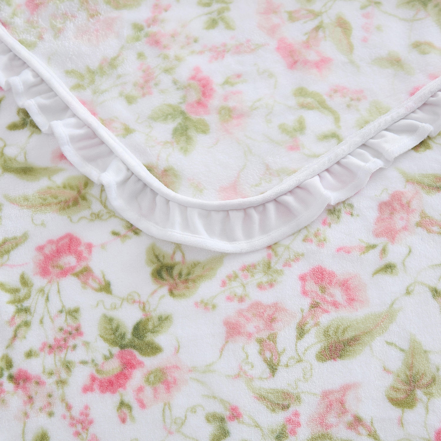 Laura Ashley Morning Gloria Washable Throw
