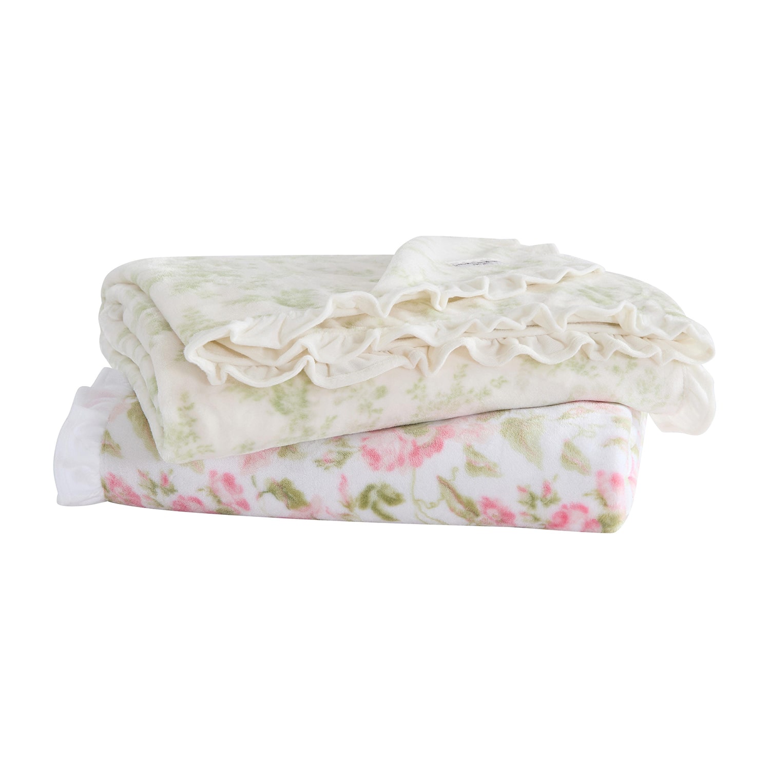 Laura Ashley Morning Gloria Washable Throw