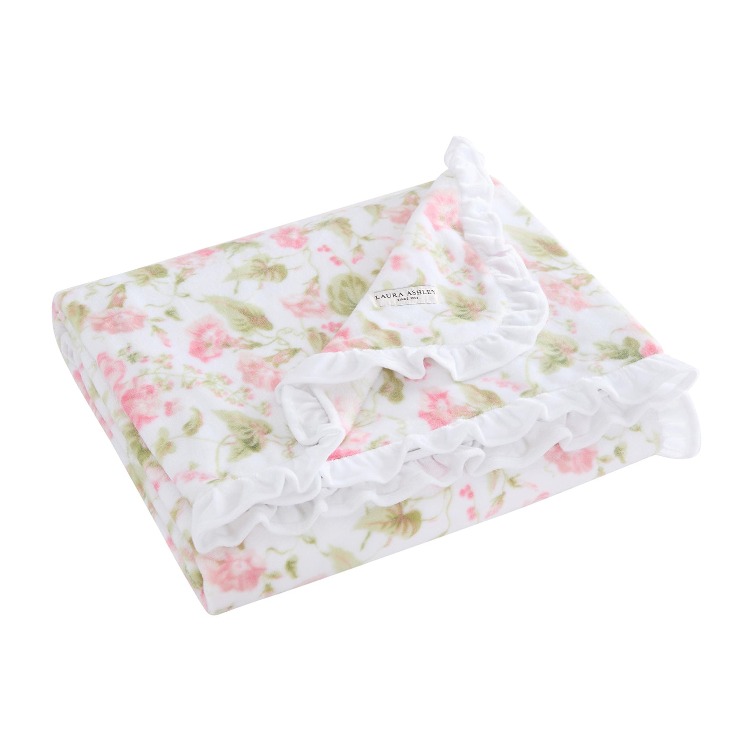 Laura Ashley Morning Gloria Washable Throw
