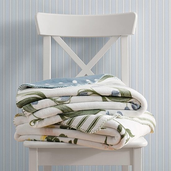 Martha Stewart Josephine Floral Washable Throw