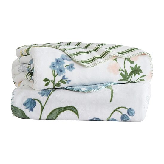 Martha Stewart Josephine Floral Washable Throw