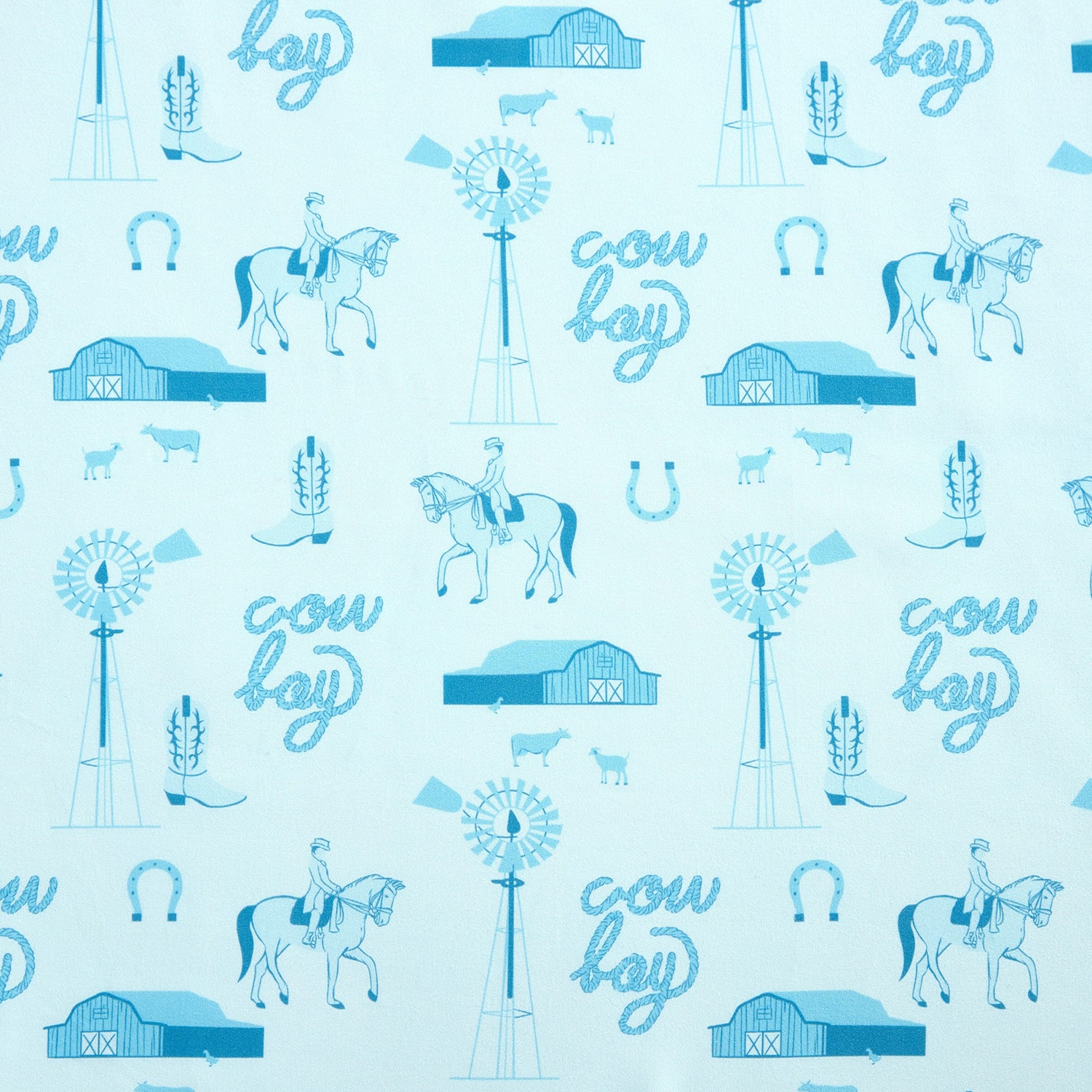 Wrangler Horse Farm Sheet Set