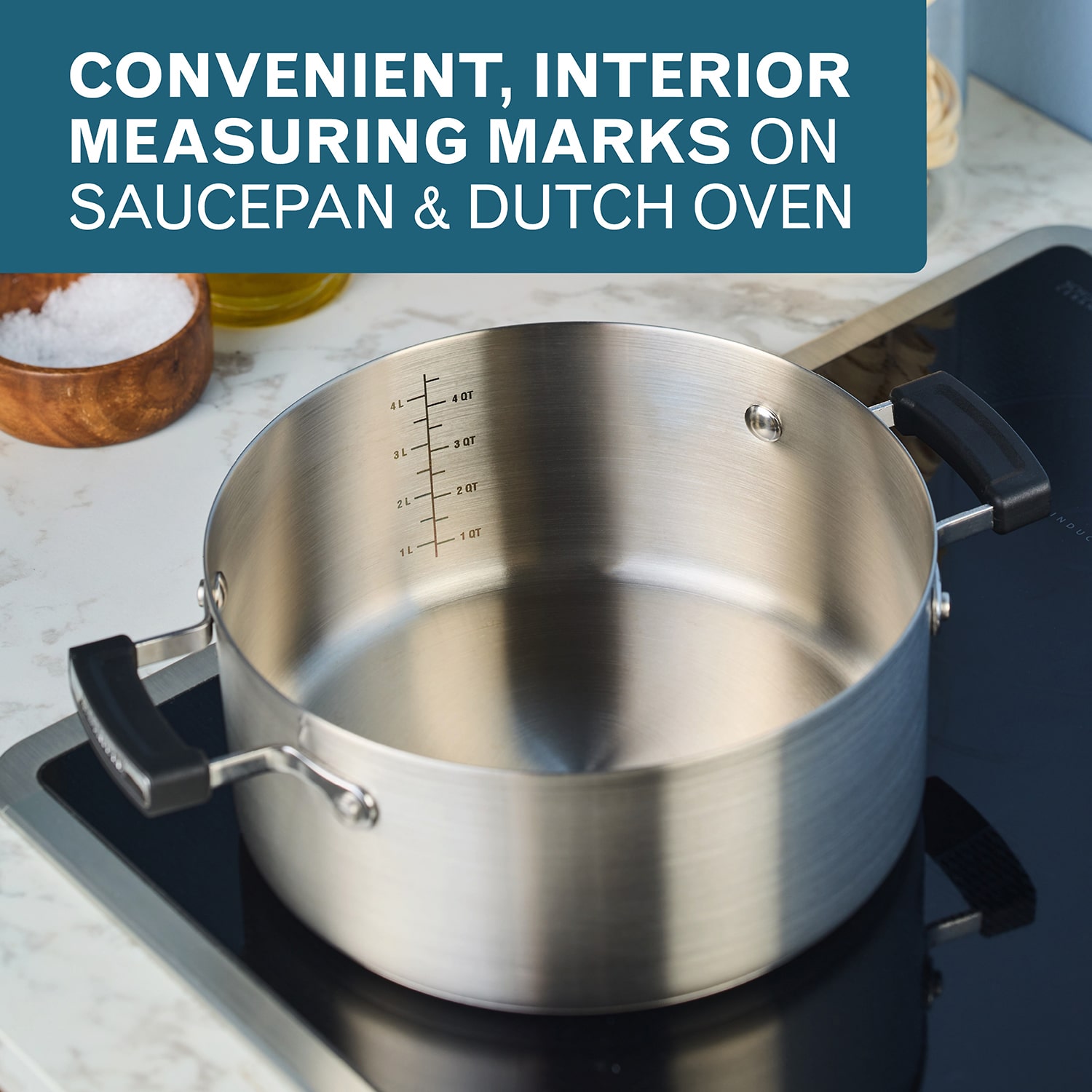 Farberware Truecook Stainless Steel 8-pc. Cookware Set