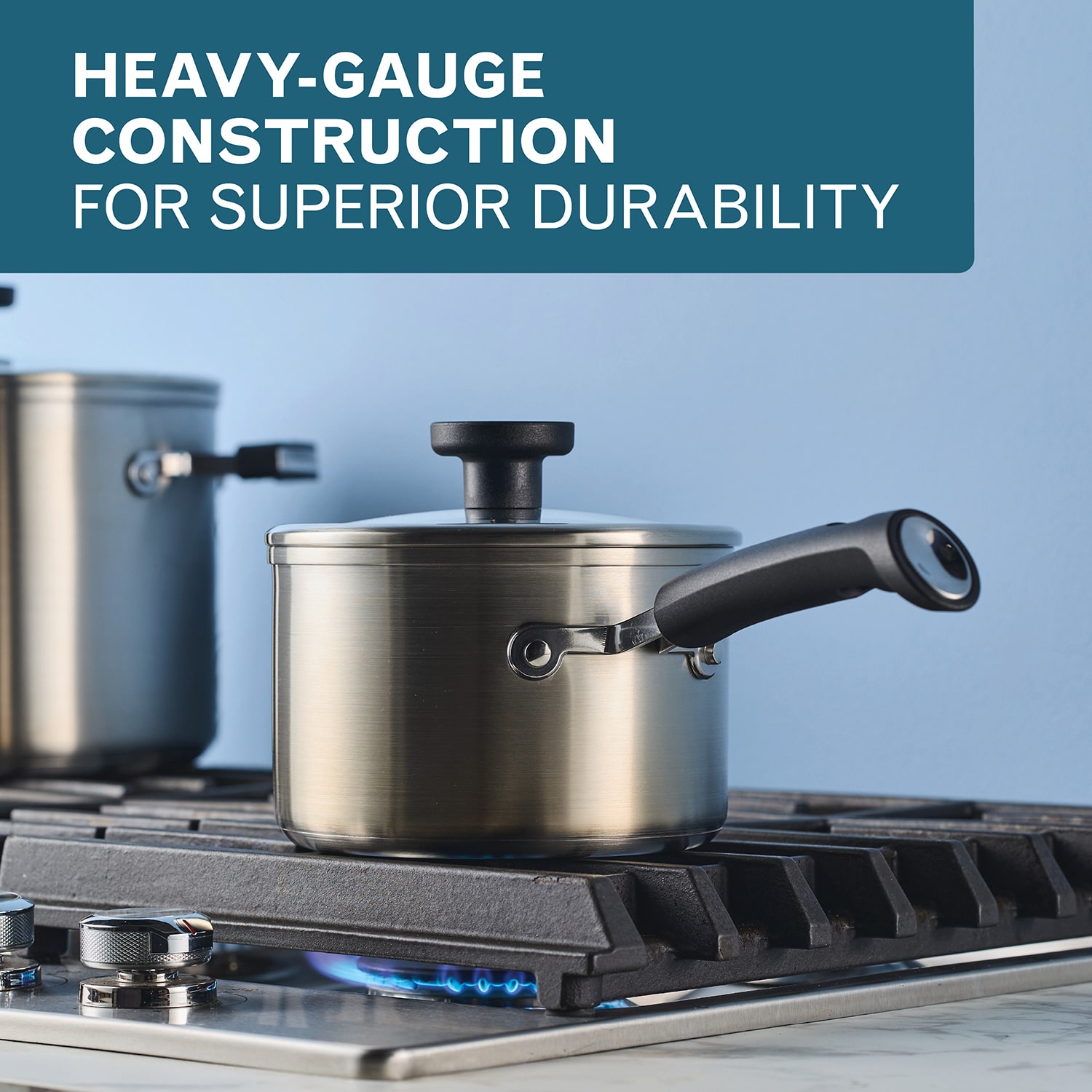 Farberware Truecook Stainless Steel 8-pc. Cookware Set