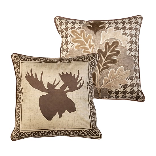 Donna Sharp Pine Medallion Square Throw Pillow