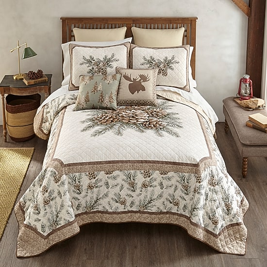 Donna Sharp Pine Medallion Square Throw Pillow