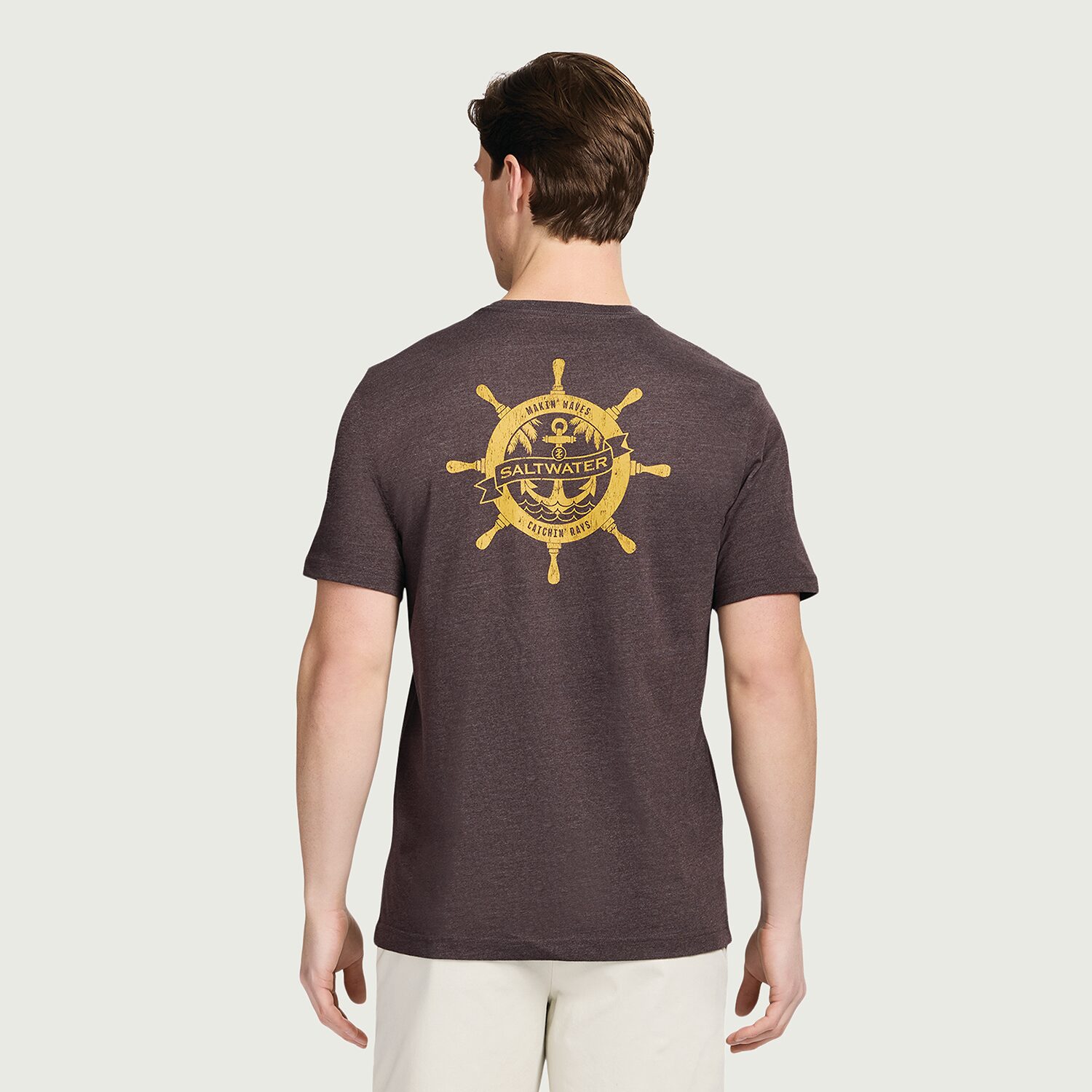 IZOD Mens Round Neck Short Sleeve Classic Fit Graphic T-Shirt