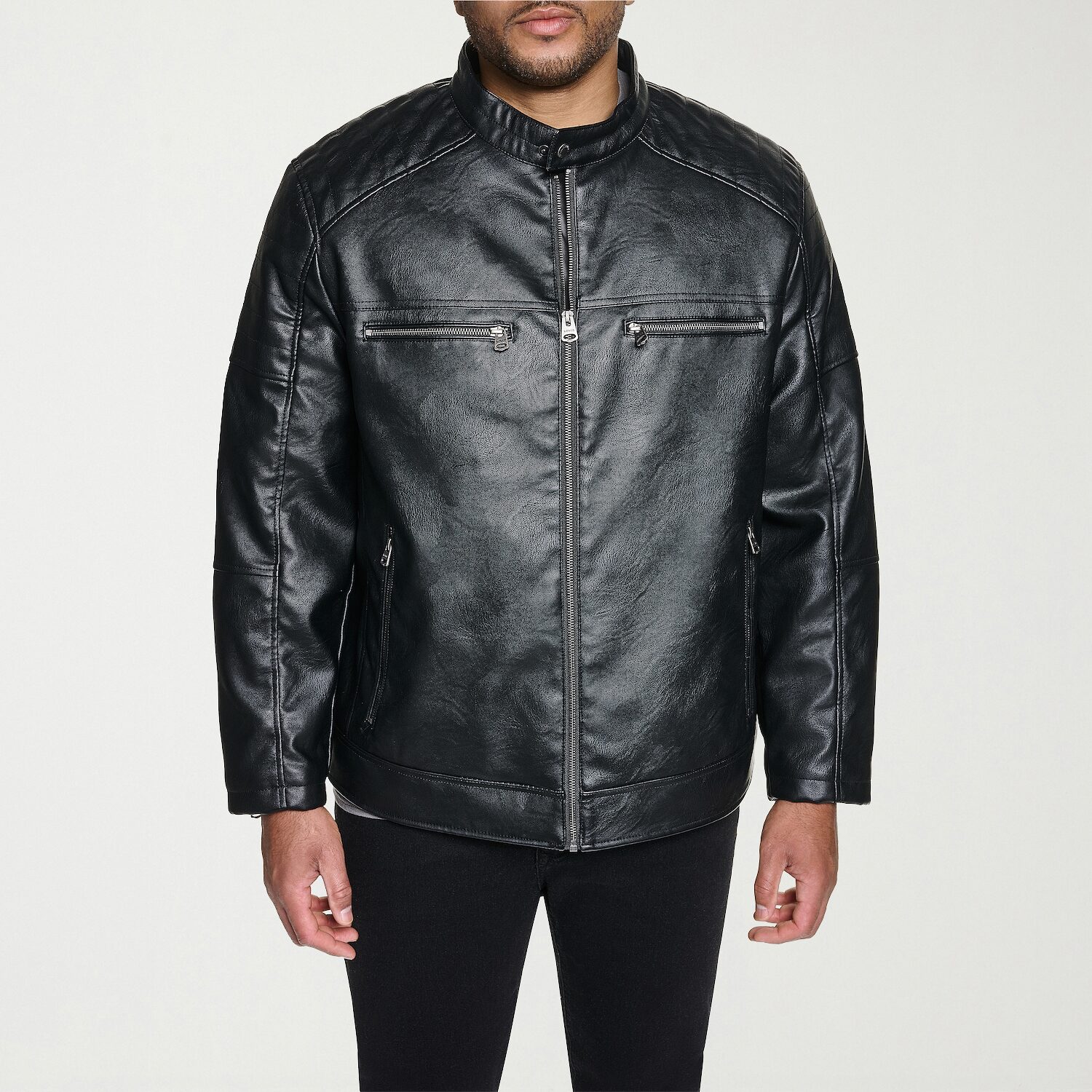 Levi's® Mens Faux Leather Midweight Jacket