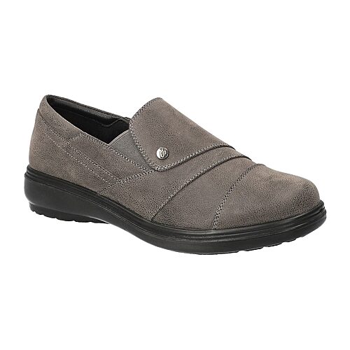 Easy Street Zilla Womens Round Closed Toe Slip-on Shoe In Gray
