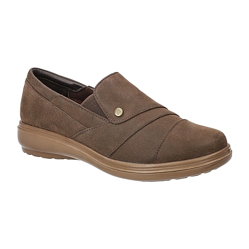 Easy Street Zilla Womens Round Closed Toe Slip-on Shoe In Brown