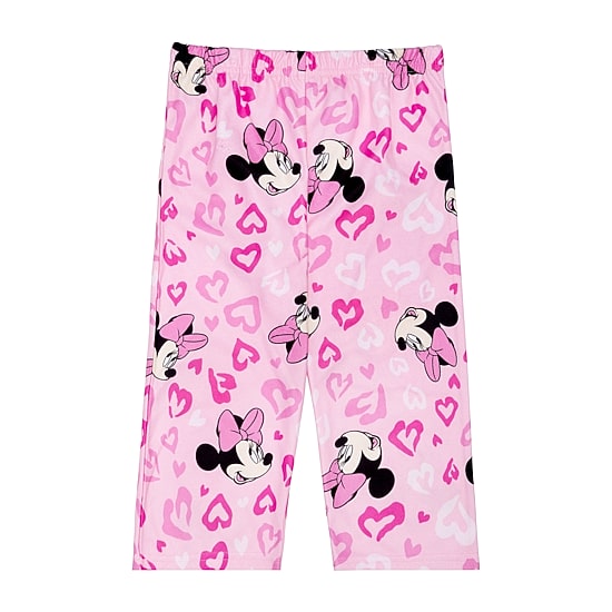 Disney Collection Toddler Girls Minnie Mouse Long Sleeve 2-pc. Pajama Set