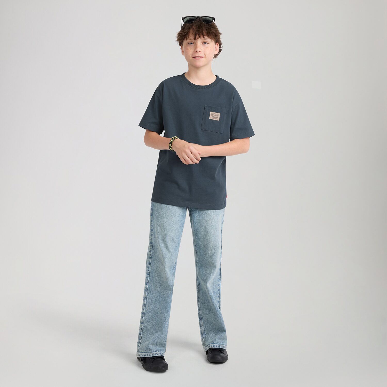 Levi's® Big Kid Boys Crew Neck Short Sleeve Regular Fit Graphic T-Shirt