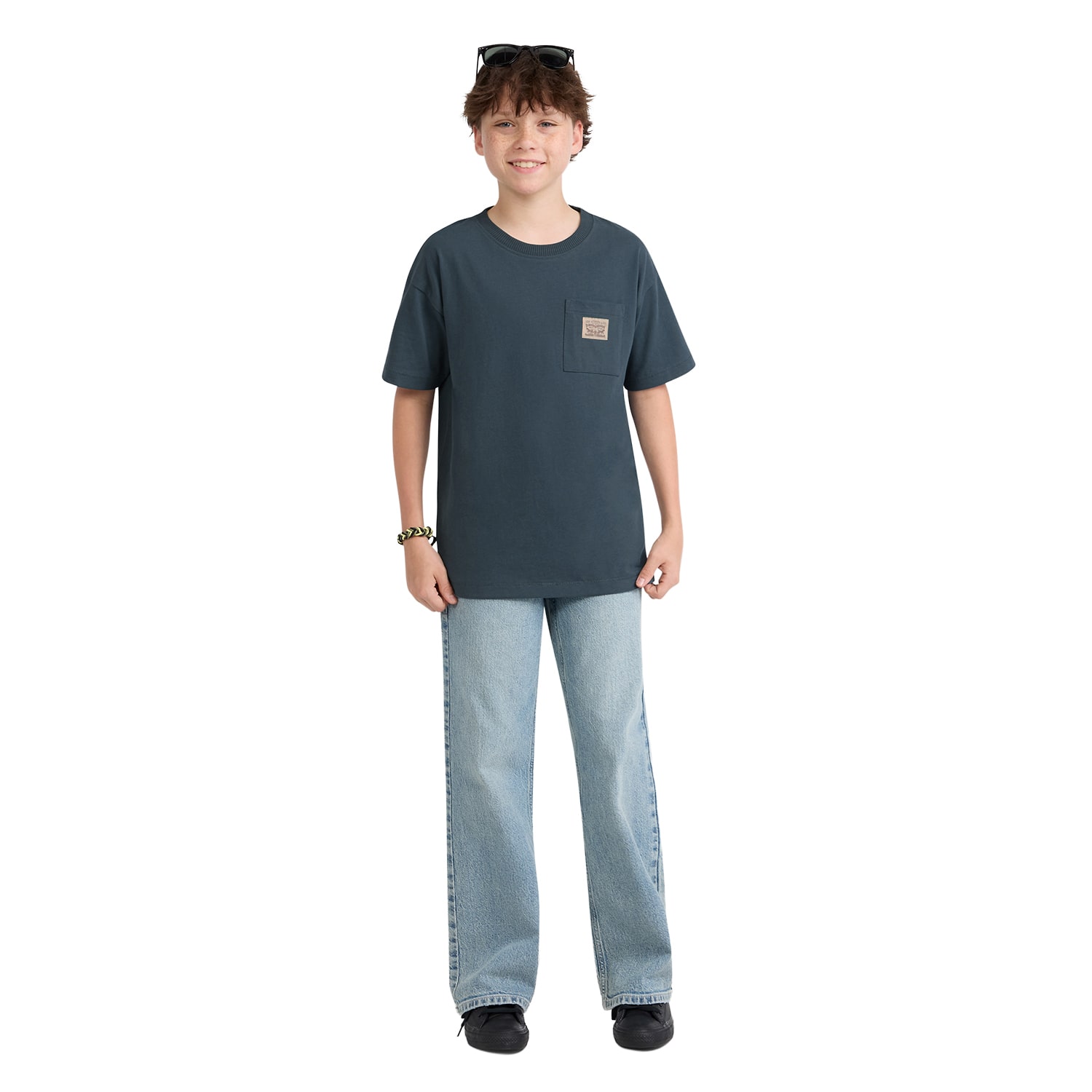 Levi's® Big Kid Boys Crew Neck Short Sleeve Regular Fit Graphic T-Shirt