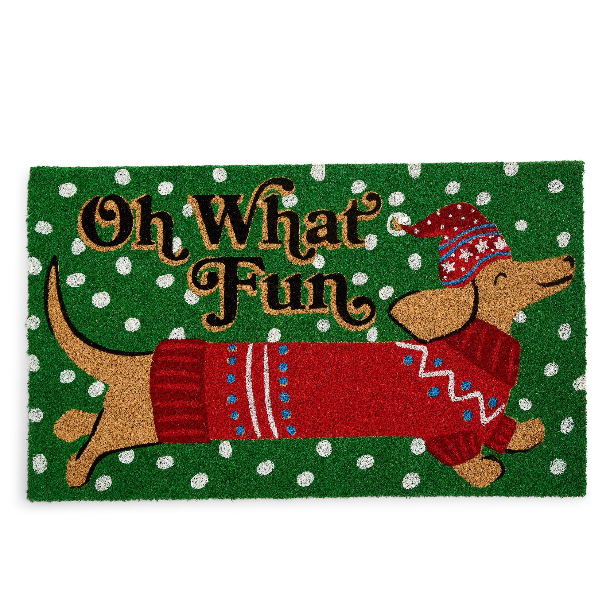 North Pole Trading Co. Dog Indoor Outdoor Rectangular Doormat
