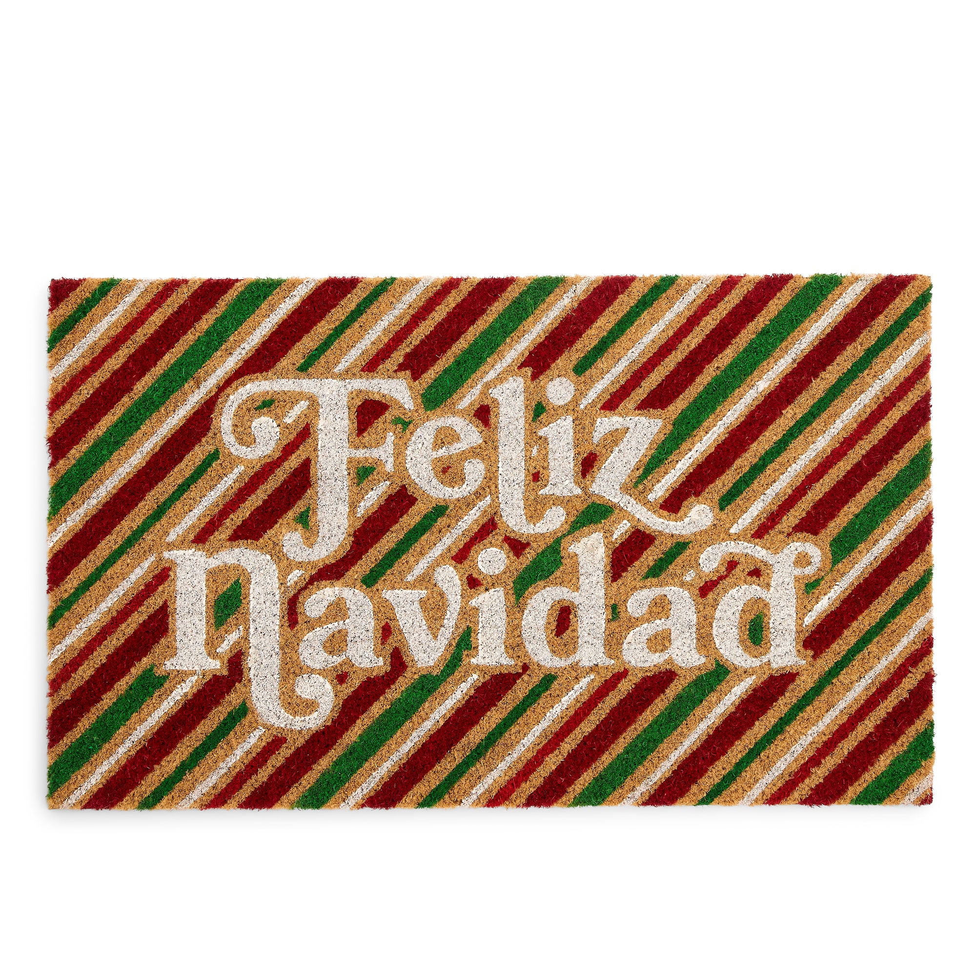 North Pole Trading Co. Feliz Navidad Indoor Outdoor Rectangular Doormat