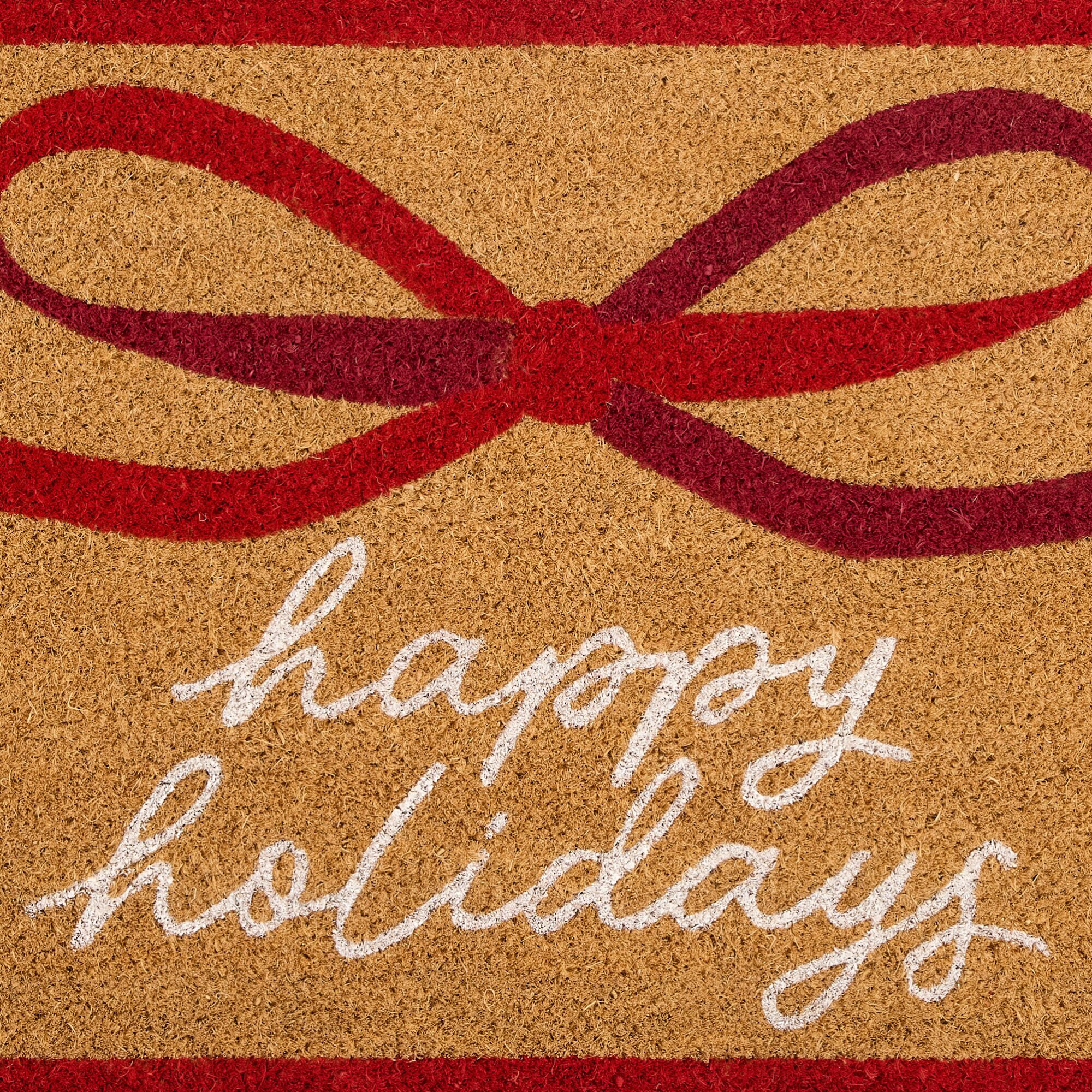 North Pole Trading Co. Bow Indoor Outdoor Rectangular Doormat
